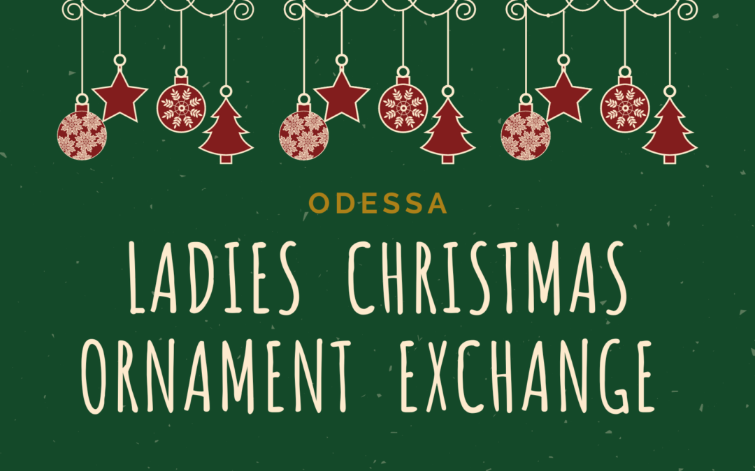 KBC Odessa Ladies Ornament Exchange