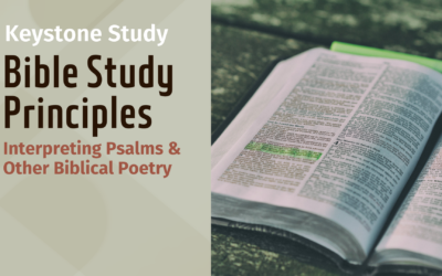 Keystone Study: Bible Study Principles